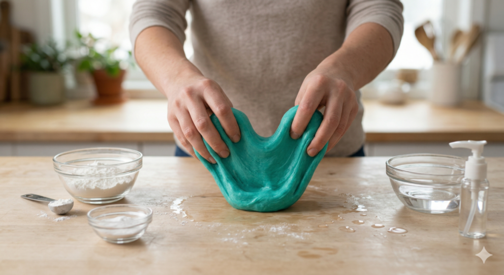 Achieving Desired Consistency to Make Slime No Glue