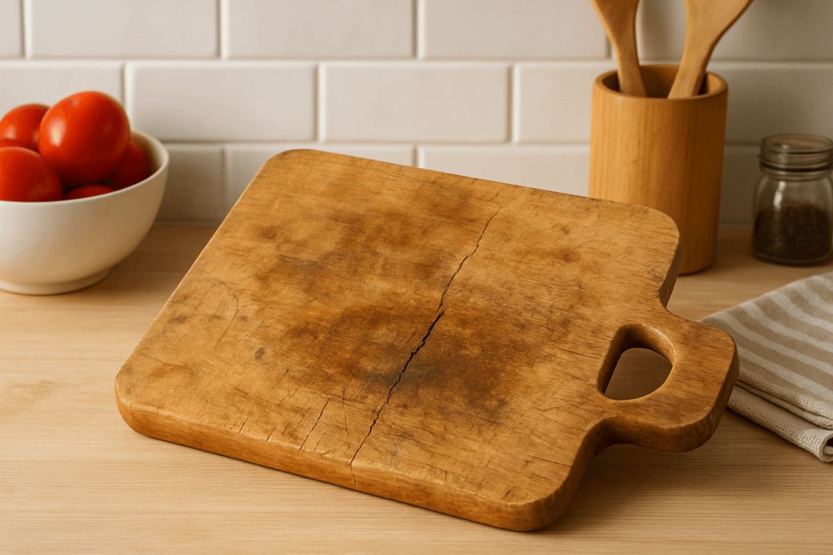 when to replace wooden cutting board