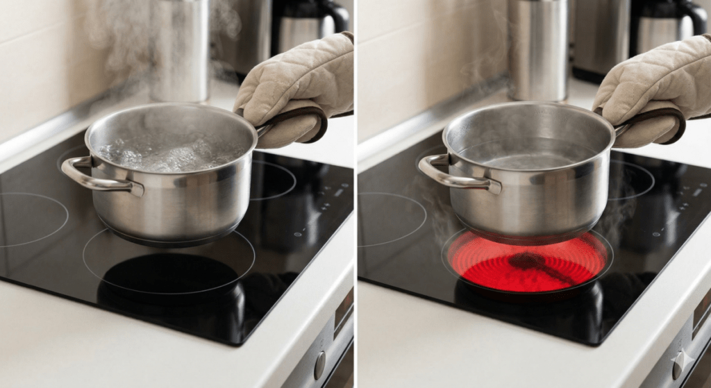 Reaction Of Cookware On The Stove