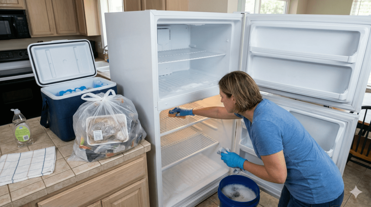 Immediate Cleanup of the freezer