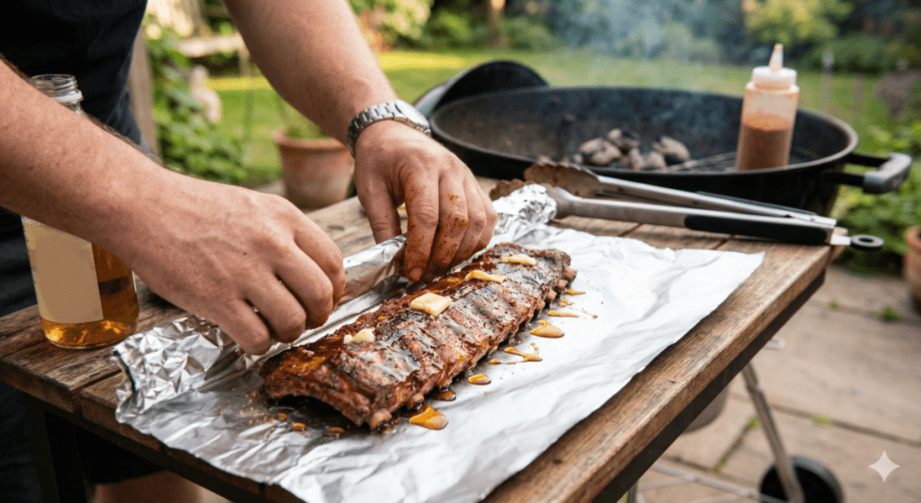 Wrapping Ribs For Tenderness
