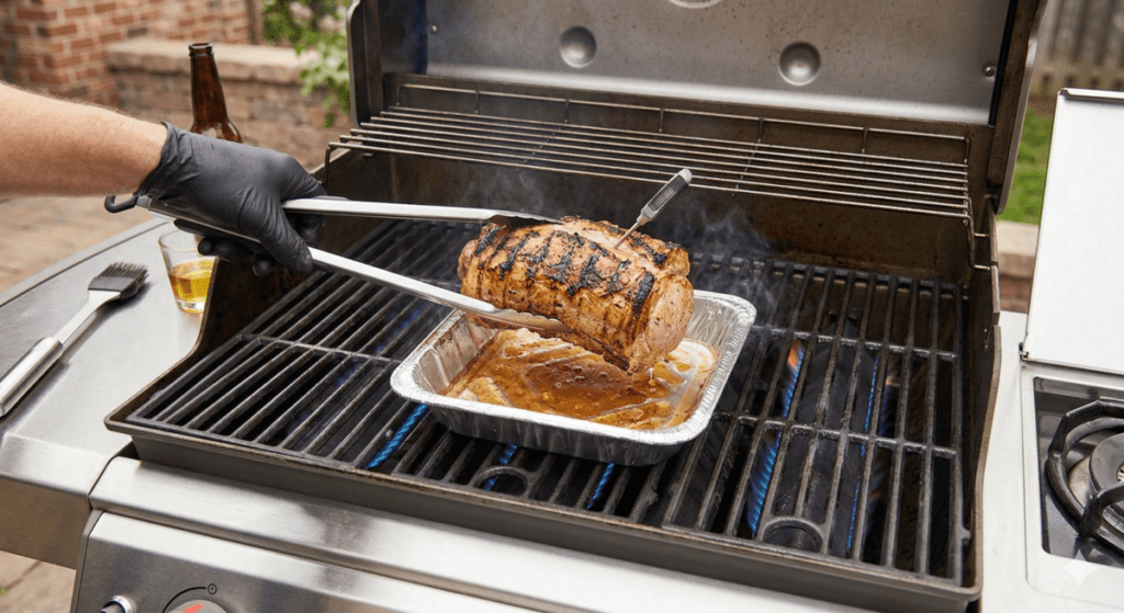Adjusting For Uneven Cooking pork roast