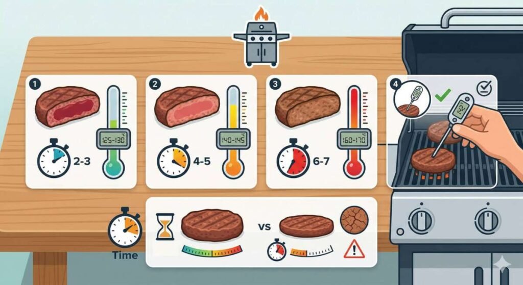 Cooking Times For Burgers
