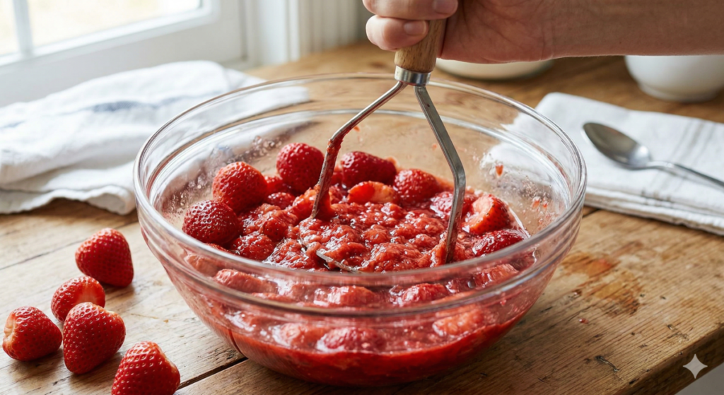 Crushing The Berries