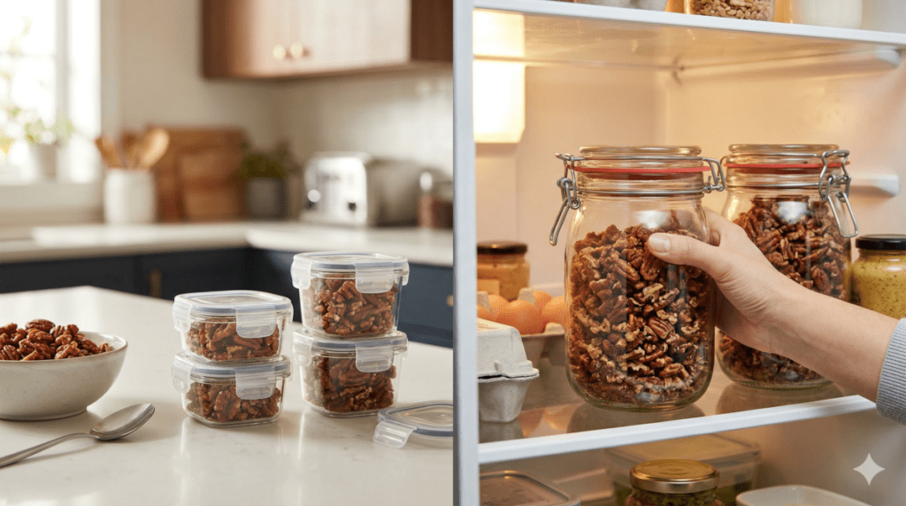 How To Store Your Pecan Topping