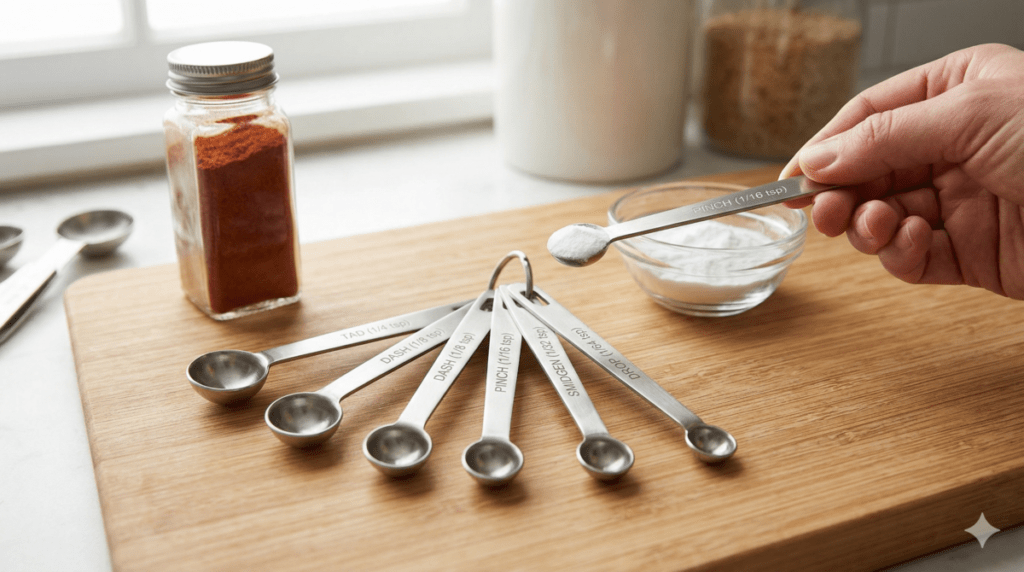 Using Fractional Measuring Spoons