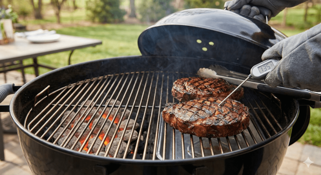 Using Indirect Heat to Cook Ribeye