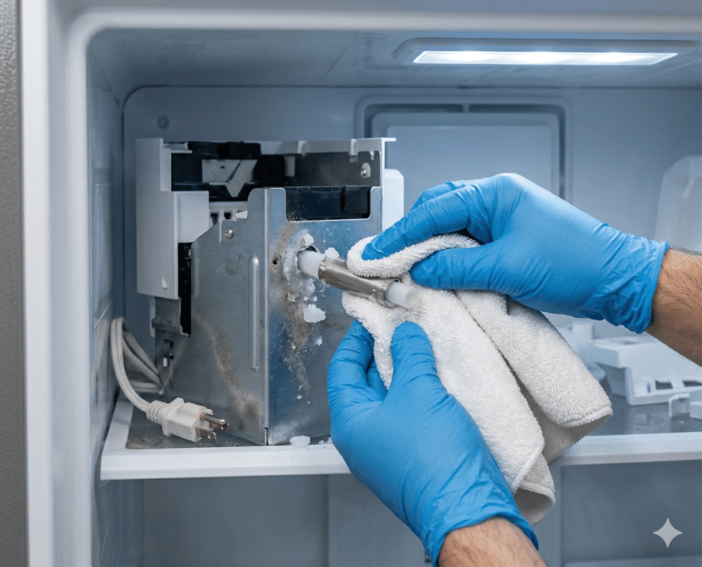 cleaning the fill tube heater